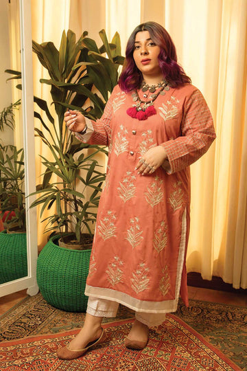 Khaadi ETE20318 PINK Lawn Pret 2021